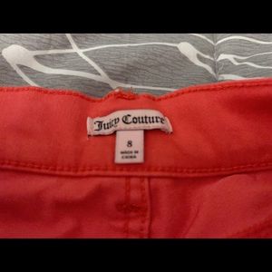 Juicy Couture shorts dark salmon color